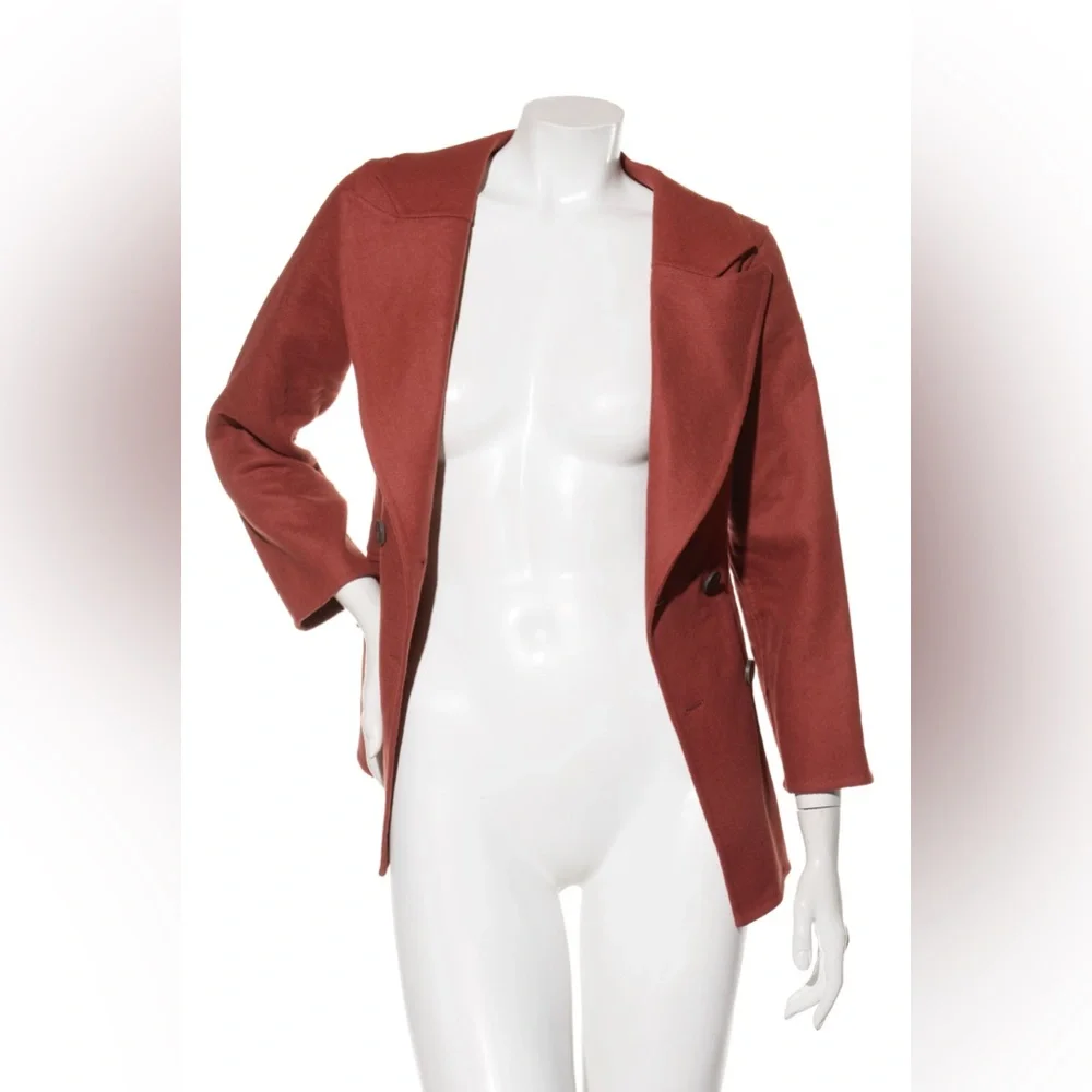 Dior Rust Wool & Rabbit Hair Jacket (FR 36 / US 4)